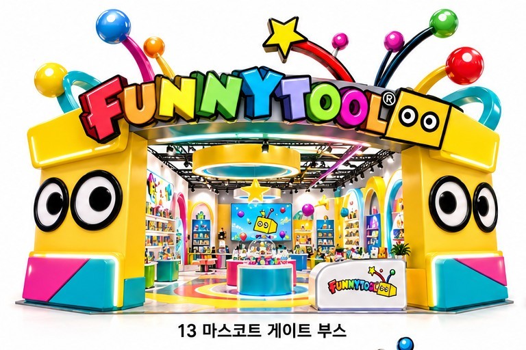 마스코트 게이트 부스 디자인 참고 이미지