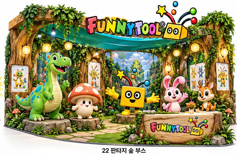 판타지 숲 부스