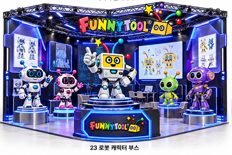 로봇 캐릭터 부스
